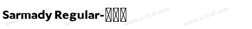 Sarmady Regular字体转换